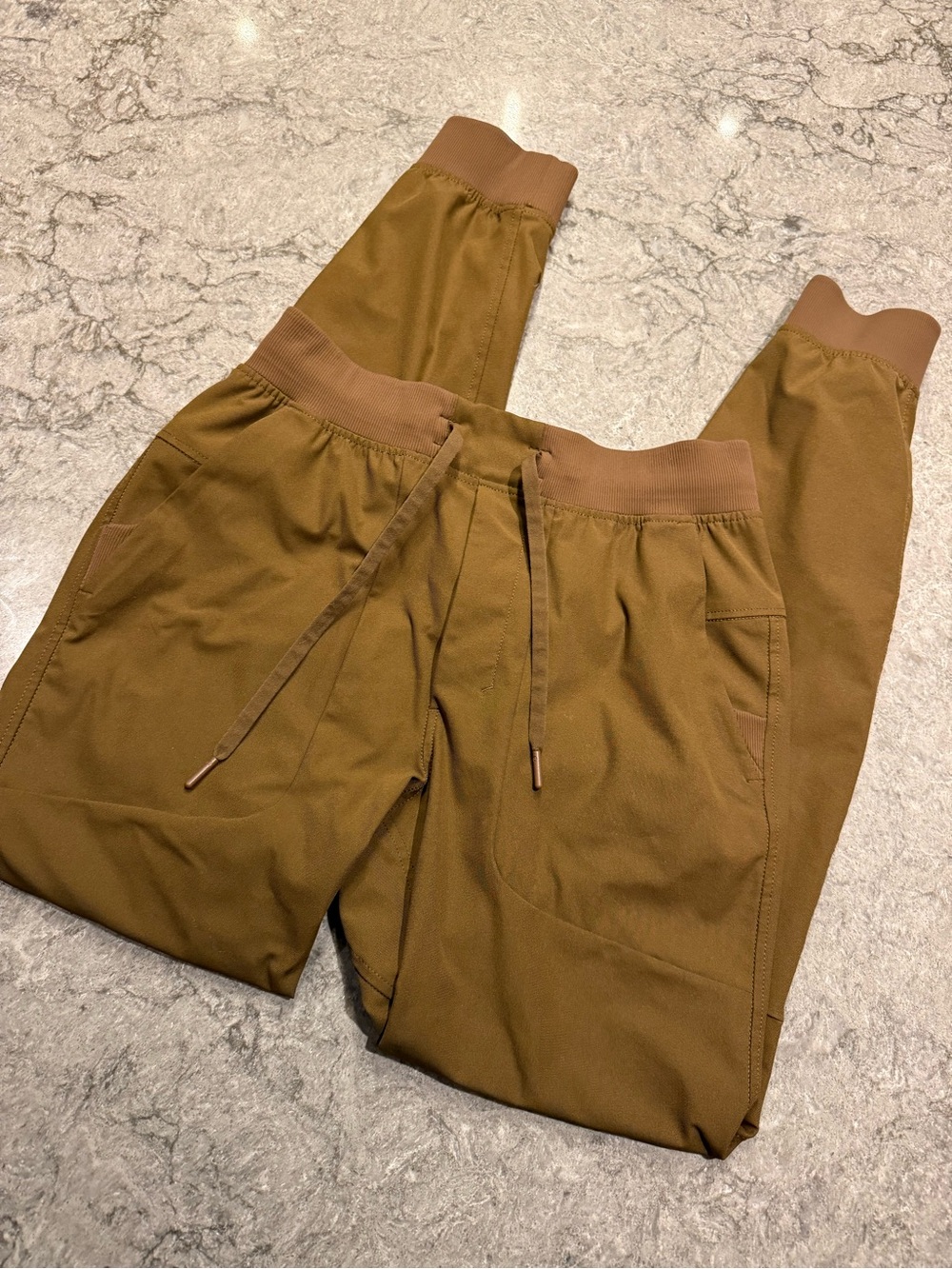 Lululemon abc joggers small caramel